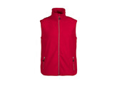 Sideflip fleece vest Red M